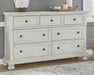 Robbinsdale Dresser and Mirror - Haley Furniture & Appliances (San Augustine, TX)