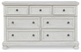 Robbinsdale Dresser and Mirror - Haley Furniture & Appliances (San Augustine, TX)