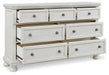 Robbinsdale Dresser and Mirror - Haley Furniture & Appliances (San Augustine, TX)