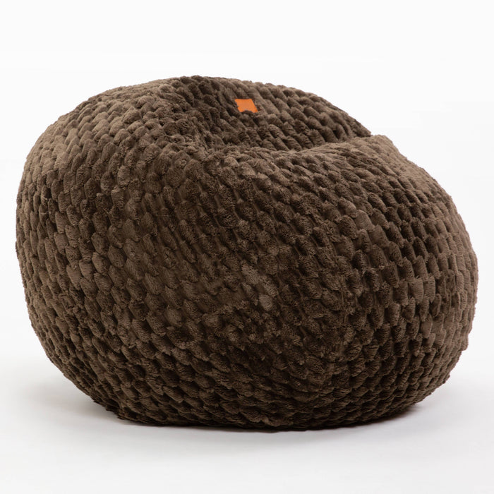 CordaRoy's King Cloud bean bag chair in Earth - Haley Furniture & Appliance Texas