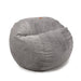 CordaRoy's Full Chenille bean bag chair in Charcoal - Haley Furniture & Appliance Texas