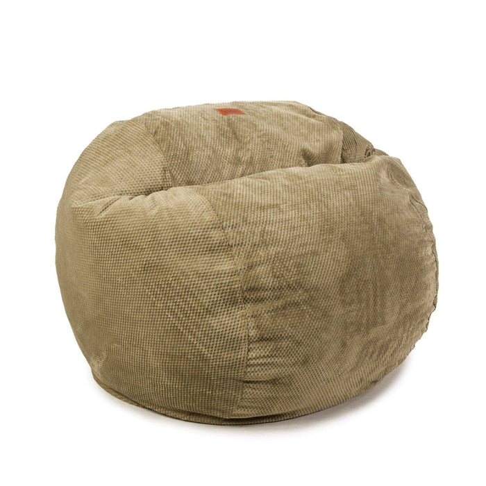 CordaRoy's Full Chenille bean bag chair in Moss - Haley Furniture & Appliance Texas