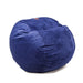 CordaRoy's Full Chenille bean bag chair in Navy - Haley Furniture & Appliance Texas