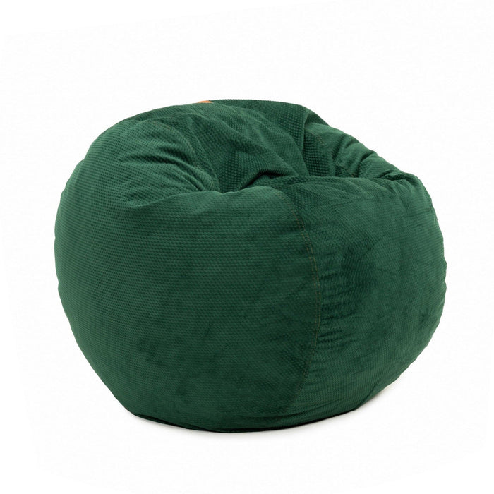 CordaRoy's Full Chenille bean bag chair in Rainforest - Haley Furniture & Appliance Texas