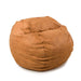 CordaRoy's Full Faux Leather bean bag chair in Cognac - Haley Furniture & Appliance Texas