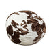 CordaRoy's Full Faux Fur bean bag chair in Cow - Haley Furniture & Appliance Texas