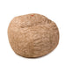 CordaRoy's Full Faux Fur bean bag chair in Tan - Haley Furniture & Appliance Texas