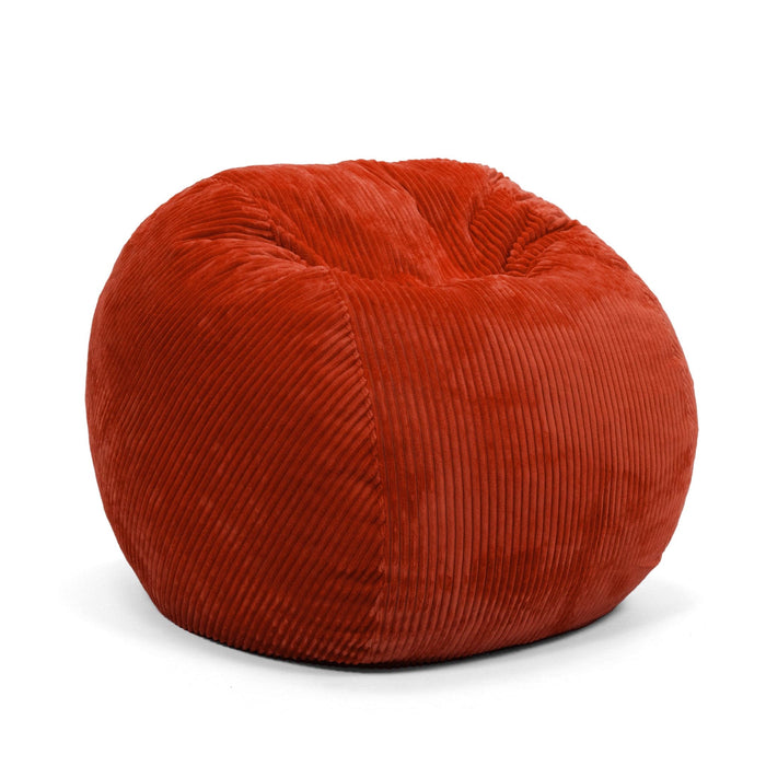 CordaRoy's Full Plush Corduroy bean bag chair in Sunset - Haley Furniture & Appliance Texas
