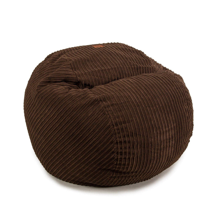 CordaRoy's Full Terry Corduroy bean bag chair in Espresso - Haley Furniture & Appliance Texas