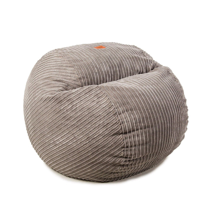 CordaRoy's Full Terry Corduroy bean bag chair in Gray - Haley Furniture & Appliance Texas