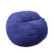 CordaRoy's Full Terry Corduroy bean bag chair in Navy - Haley Furniture & Appliance Texas