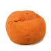 CordaRoy's Full Terry Corduroy bean bag chair in Orange - Haley Furniture & Appliance Texas