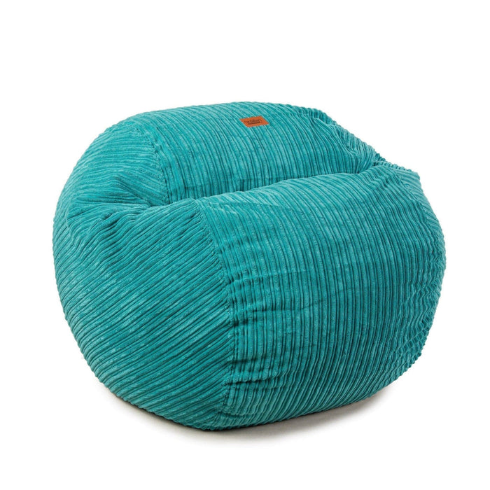 CordaRoy's Full Terry Corduroy bean bag chair in Sky - Haley Furniture & Appliance Texas