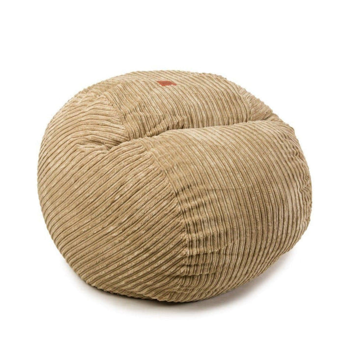 CordaRoy's Full Terry Corduroy bean bag chair in Tan - Haley Furniture & Appliance Texas