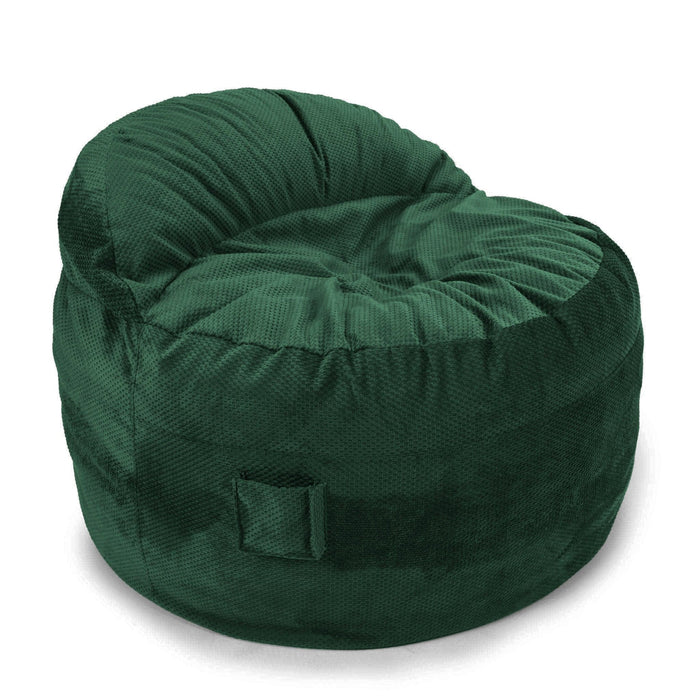 CordaRoy's Full NEST Chenille bean bag chair in Rainforest - Haley Furniture & Appliance Texas