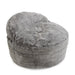 CordaRoy's Full NEST Chinchilla bean bag chair in Chinchilla - Haley Furniture & Appliance Texas