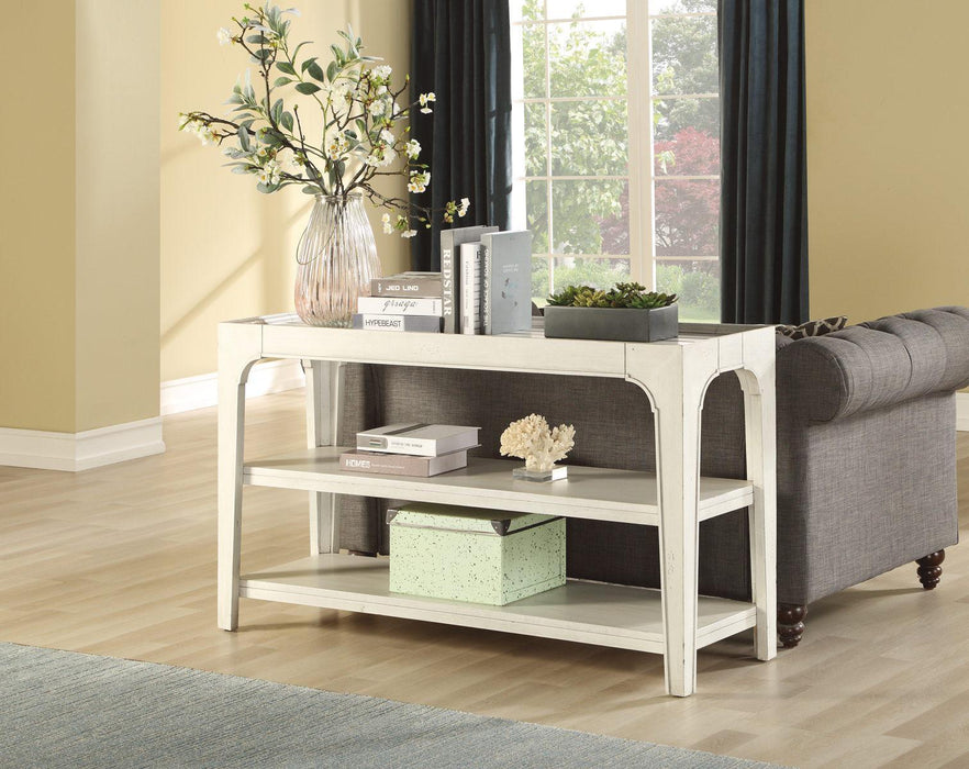 Flexsteel Harmony Sofa Table in White