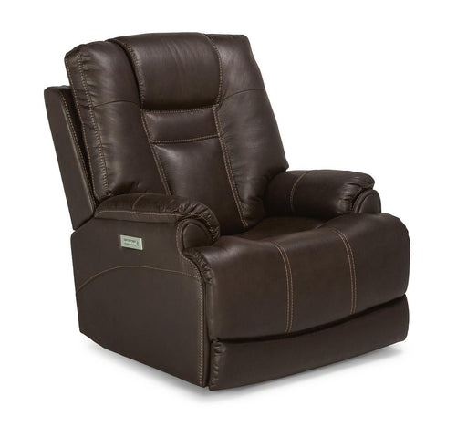 Flexsteel Marley Power Recliner with Power Headrest and Lumbar image