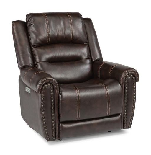 Flexsteel Oscar Power Lift Recliner with Power Headrest and Lumbar image