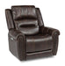 Flexsteel Oscar Power Recliner with Power Headrest and Lumbar image