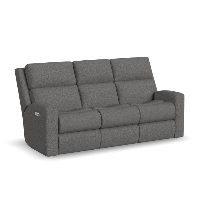 Score 2805-62L Power Reclining Sofa with Power Headrests & Lumbar image