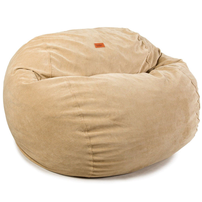 CordaRoy's King Corduroy bean bag chair in Khaki - Haley Furniture & Appliance Texas