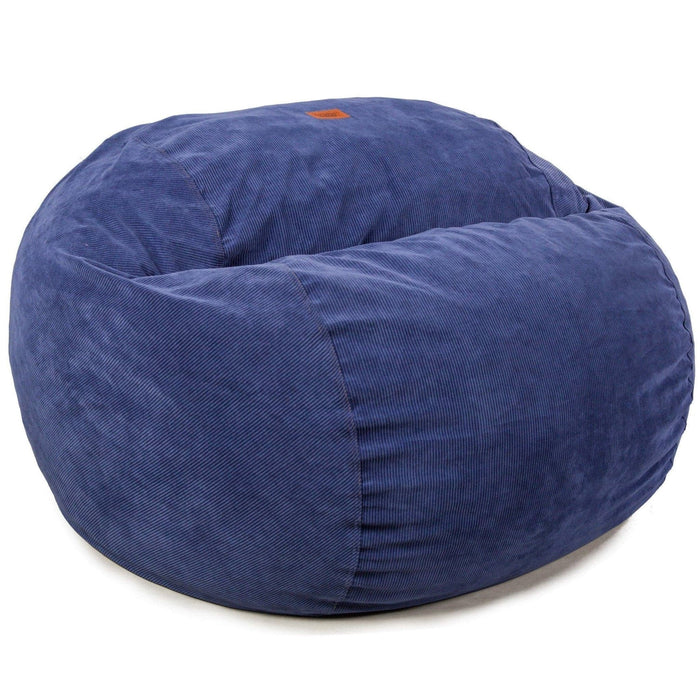 CordaRoy's King Corduroy bean bag chair in Navy - Haley Furniture & Appliance Texas