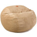 CordaRoy's King Chenille bean bag chair in Tan - Haley Furniture & Appliance Texas