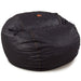 CordaRoy's King Faux Leather bean bag chair in Black - Haley Furniture & Appliance Texas