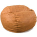 CordaRoy's King Faux Leather bean bag chair in Cognac - Haley Furniture & Appliance Texas