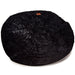 CordaRoy's King Faux Fur bean bag chair in Black - Haley Furniture & Appliance Texas