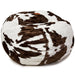 CordaRoy's King Faux Fur bean bag chair in Cow - Haley Furniture & Appliance Texas