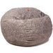 CordaRoy's King Faux Fur bean bag chair in Gray - Haley Furniture & Appliance Texas