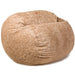 CordaRoy's King Faux Fur bean bag chair in Tan - Haley Furniture & Appliance Texas