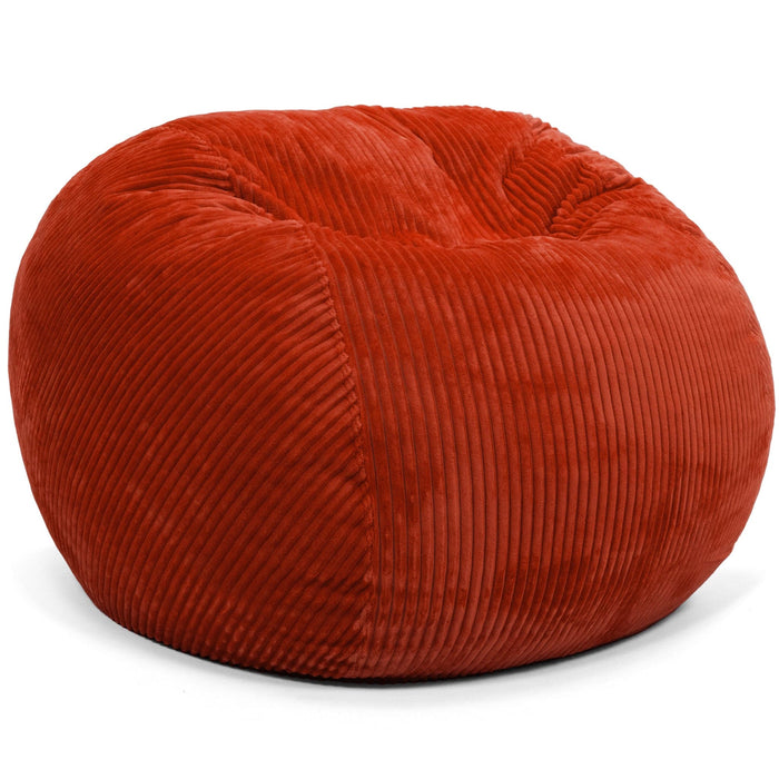 CordaRoy's King Plush Corduroy bean bag chair in Sunset - Haley Furniture & Appliance Texas