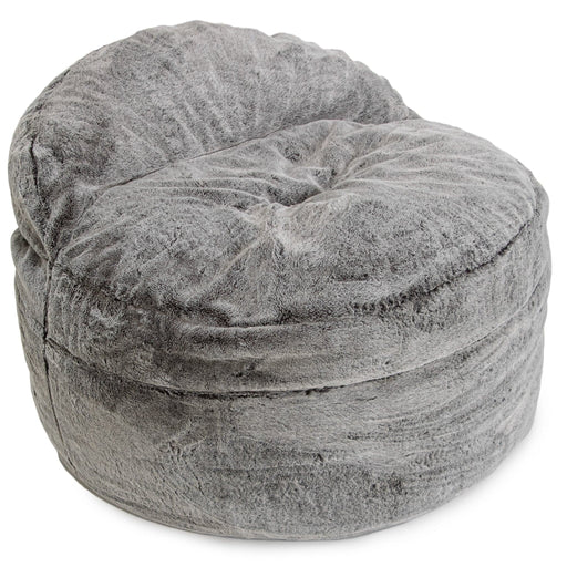 CordaRoy's King NEST Chinchilla bean bag chair in Chinchilla - Haley Furniture & Appliance Texas