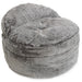 CordaRoy's King NEST Chinchilla bean bag chair in Chinchilla - Haley Furniture & Appliance Texas