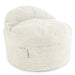 CordaRoy's King NEST Terry Corduroy bean bag chair in Ecru - Haley Furniture & Appliance Texas