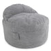 CordaRoy's King NEST Terry Corduroy bean bag chair in Light Gray - Haley Furniture & Appliance Texas