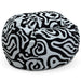CordaRoy's The Nines Bean Bag bean bag chair in Nines Black and White - Haley Furniture & Appliance Texas