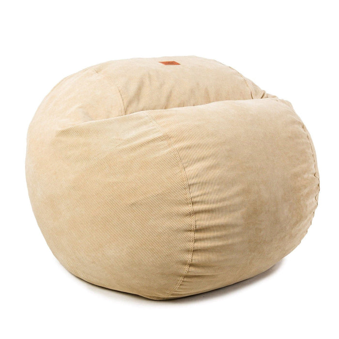 CordaRoy's Queen Corduroy bean bag chair in Khaki - Haley Furniture & Appliance Texas