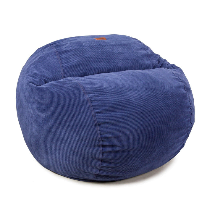 CordaRoy's Queen Corduroy bean bag chair in Navy - Haley Furniture & Appliance Texas