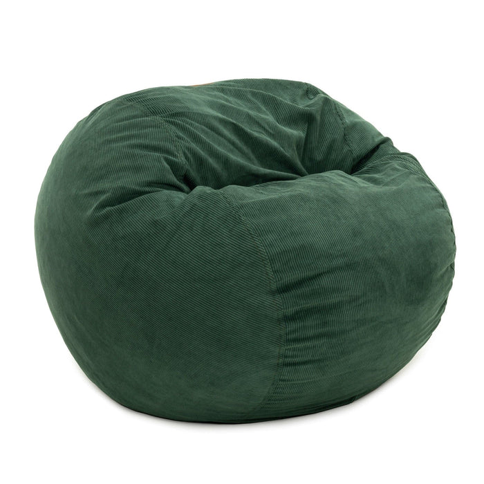 CordaRoy's Queen Corduroy bean bag chair in Rainforest - Haley Furniture & Appliance Texas