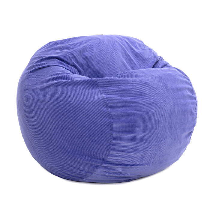 CordaRoy's Queen Corduroy bean bag chair in Very Peri - Haley Furniture & Appliance Texas
