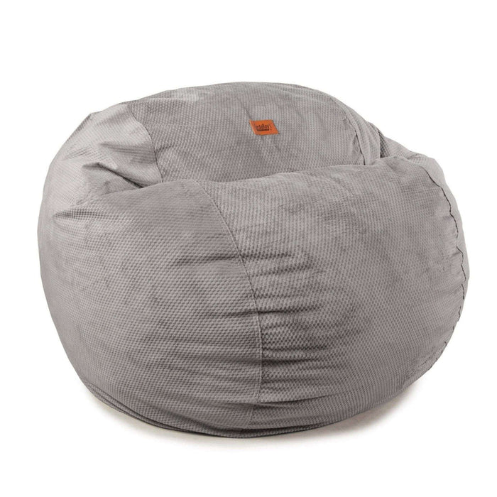 CordaRoy's Queen Chenille bean bag chair in Charcoal - Haley Furniture & Appliance Texas