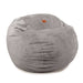 CordaRoy's Queen Chenille bean bag chair in Charcoal - Haley Furniture & Appliance Texas