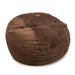 CordaRoy's Queen Chenille bean bag chair in Espresso - Haley Furniture & Appliance Texas