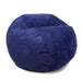CordaRoy's Queen Chenille bean bag chair in Navy - Haley Furniture & Appliance Texas