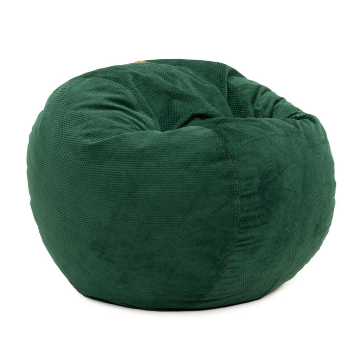 CordaRoy's Queen Chenille bean bag chair in Rainforest - Haley Furniture & Appliance Texas