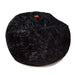 CordaRoy's Queen Faux Fur bean bag chair in Black - Haley Furniture & Appliance Texas
